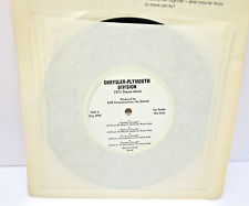 1971 Chrysler-Plymouth Division Theme Music Dealer Only Record. Rare picture