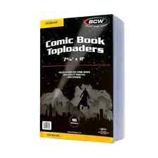 20 BCW Golden Age Comic Book Topload Holders Hard Plastic rigid protector sleeve picture