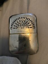 Vintage Silver Plate HAND WARMER Marked with Patent Number UNTESTED picture