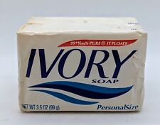 Vtg Ivory Bar Soap Bath Size Bars 3.5 Oz Each (Lot of 2 Bars) Prop New Old Stock picture