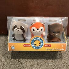 Hallmark Happy Go Luckys - Forest Friends - Bandit, Red, Bev - Rare - Series 2 picture