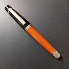 BREITLING Novelty Black/Vermilion Cap type Ballpoint Pen(No Box) Rare [N Mint] picture