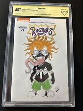 Rugrats #1 Blank Variant Original Sketch Cover Art Chucky Venom CBCS Signed picture