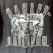 Harley-Davidson 100 yr anniversary Mens shirt large black patch vtg 2001 y2k picture