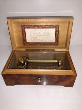 VINTAGE Swiss Music Box, 4/50 THORENS #450 Signed Works Great picture