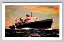 New SS United States, Ship, Transportation, Antique, Vintage Souvenir Postcard picture