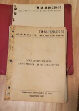 Two, Bell UH-1D/1967 &UH-1C/1968 Army Helicopter Operator's Manuals, In Binder  picture
