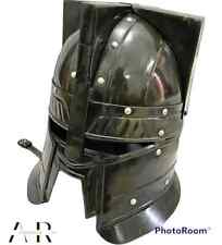 Medieval Larp Warrior Steel Dwarf Moria Helmet Armor Cuirass Helmet Halloween picture