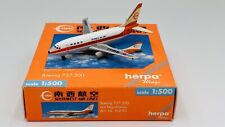 HERPA WINGS (512701) 1:500 SOUTHWEST AIR LINES BOEING 737-200 BOXED picture