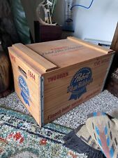 Rare Pabst Blue Ribbon Wooden Crate picture
