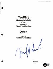 Michael K. Williams “Omar” The Wire Pilot Episode Signed Script Cover BAS picture