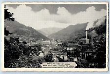 West Virginia WV Postcard Bird's Eye View Logan City View Addition Logan c1940 picture