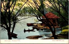 Boat Lake, Patterson Park, Baltimore, Md  Postcard picture
