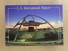 Postcard Los Angeles CA Airport Space Age Design Terminal Dome Restaurant picture