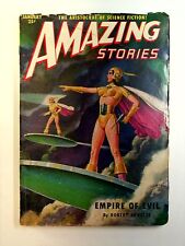 Amazing Stories Pulp Jan 1951 Vol. 25 #1 VG- 3.5 TRIMMED picture