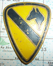 Rare Beercan Badge - US 1st AIR CAVALRY DIVISION - Banned - Vietnam War - B.655 picture