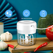 Cordless USB Charging Electric Garlic Chopper BPA-Free Mincer Crusher for Salad picture