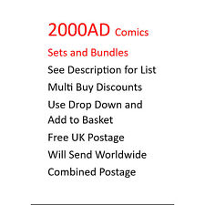 2000AD Prog 2 1st Judge Dredd to xxx  Real Comics. See List. Not Digital * (mu) picture