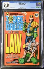 Judge Dredd (1986) #1 CGC NM/M 9.8 White Pages Brian Bolland Cover and Art picture