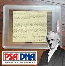 JAMES BUCHANAN * PSA/DNA * Autograph Early Legal Document SIGNED * President picture
