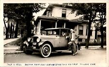 1930s Car Automobile Snapshot Photo 5.75