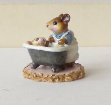 Vintage Wee Forest Folk Mom & Squeaky Clean M-60 1981 Signed WP William P2836 picture