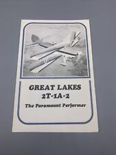 1977 Great Lakes Aircraft Company Paramount Performer Bi-Plane Sales Brochure picture
