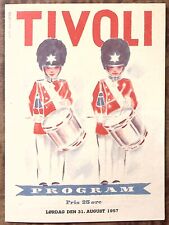 1957 TIVOLI DENMARK THEATRE PROGRAM AUG BOGELUND LITHOGRAPH YOUTH GUARDS Z5625 picture