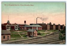 1911 W. L. Douglass Shoe Co Plant Montello Massachusetts Posted Vintage Postcard picture