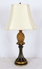 Vintage Pineapple Motif Black & Gold Table Lamp by Bradburn Gallery - 34