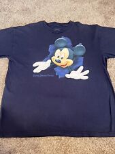 Vintage Navy Disney Mickey Mouse Shirt picture