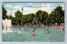 Hamilton OH-Ohio, Eastview Municipal Pool, c1957 Antique Vintage Postcard picture