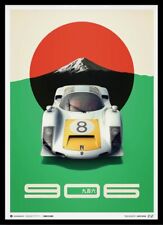 1967 PORSCHE 906 F1 Japanese Grand Prix Tetsu Ikuzawa LtdEd 200 Poster picture