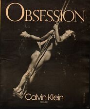 1991 Vintage ad Obession Calvin Klein retro Art Nude Models Swing   10/31/22 picture