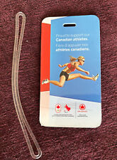 Air Canada Olympic Canadian Athletes Luggage Name Tag NEW picture