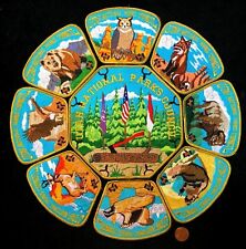 MERGED BSA UTAH NATIONAL PARKS COUNCIL OA 508 520 9-PATCH WOOD BADGE PATROL SET picture