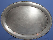 Vintage hand made metal serving tray picture