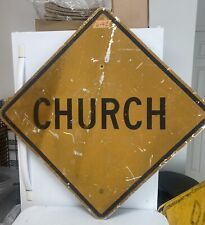 Street Traffic Road Sign (Church) 30