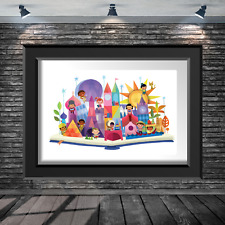 Disney Its a Small World Children of the World Disneyland WDW Poster picture