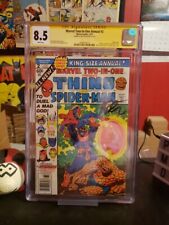 MARVEL TWO-IN-ONE ANNUAL #2 CGC SS 8.5 SIGNED JIM STARLIN picture
