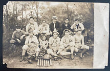 Mint USA Real Picture Postcard Vintage Baseball Team Players JR picture