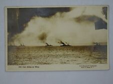 1917-18 WWI RP Underwood Postcard  Our Allies in War Ships N Moser picture