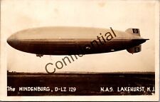 The Hindenburg D-LZ 129 Zeppelin Airship Dirigible Blimp Aviation Lakehurst J511 picture