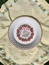 Vintage Royal China Jeannette Cherry Pie Deep Dish Pie Plate 11