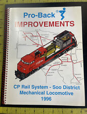 1996 CP Rail System Pro-Back Improvements Book - Soo District Mech. Locomotive picture