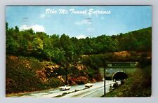 PA-Pennsylvania, Eastern Entrance Blue Mount Tunnel, Vintage c1962 Postcard picture