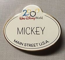  WDW 50th Disney Cast Member LE 600 Pin  Mickey Year 2000 Name Tag picture