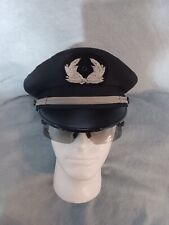 VINTAGE AMERICAN AIRLINES PILOT HAT SIZE 7 1/4, 50% WOOL, 46% POLYESTER picture