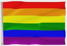 Rainbow Flag Pride Banner Lesbian Lgbtq 3X5ft Love Lgbt Equal Trans Progress Gay picture