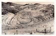 RPPC Bingham Canyon Utah Copper Mine Pit and East Side Photo Postcard picture